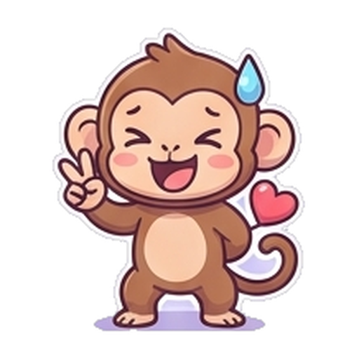 ノリ勝負のサル